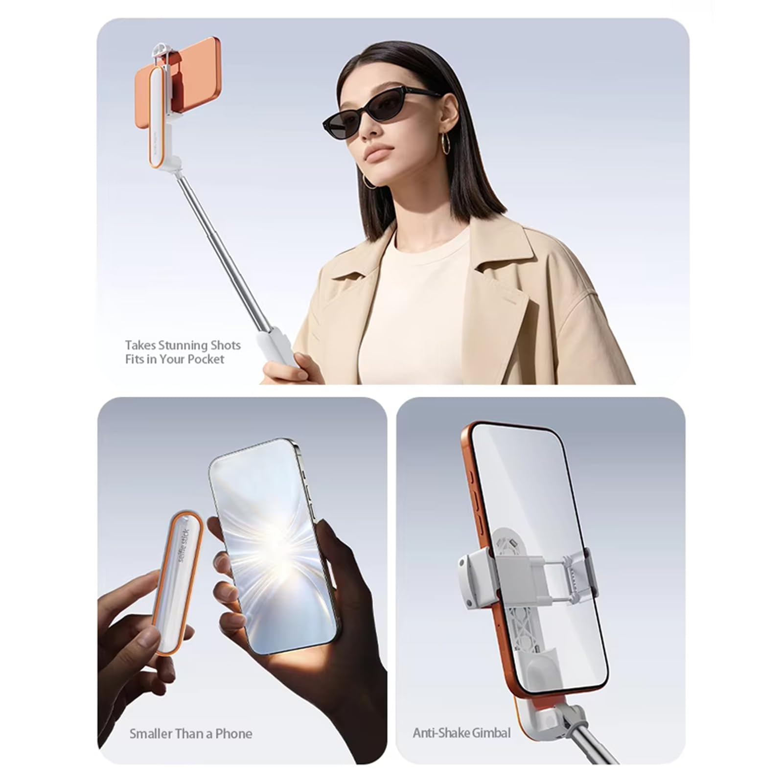 Mini Treppiede Selfie Compact Tripod Bluetooth Telecomando per All Phone | Mini Treppiede Selfie Tripod Compatto Con Telecomando Bluetooth Compatibile Phone Android E Rotazione 360