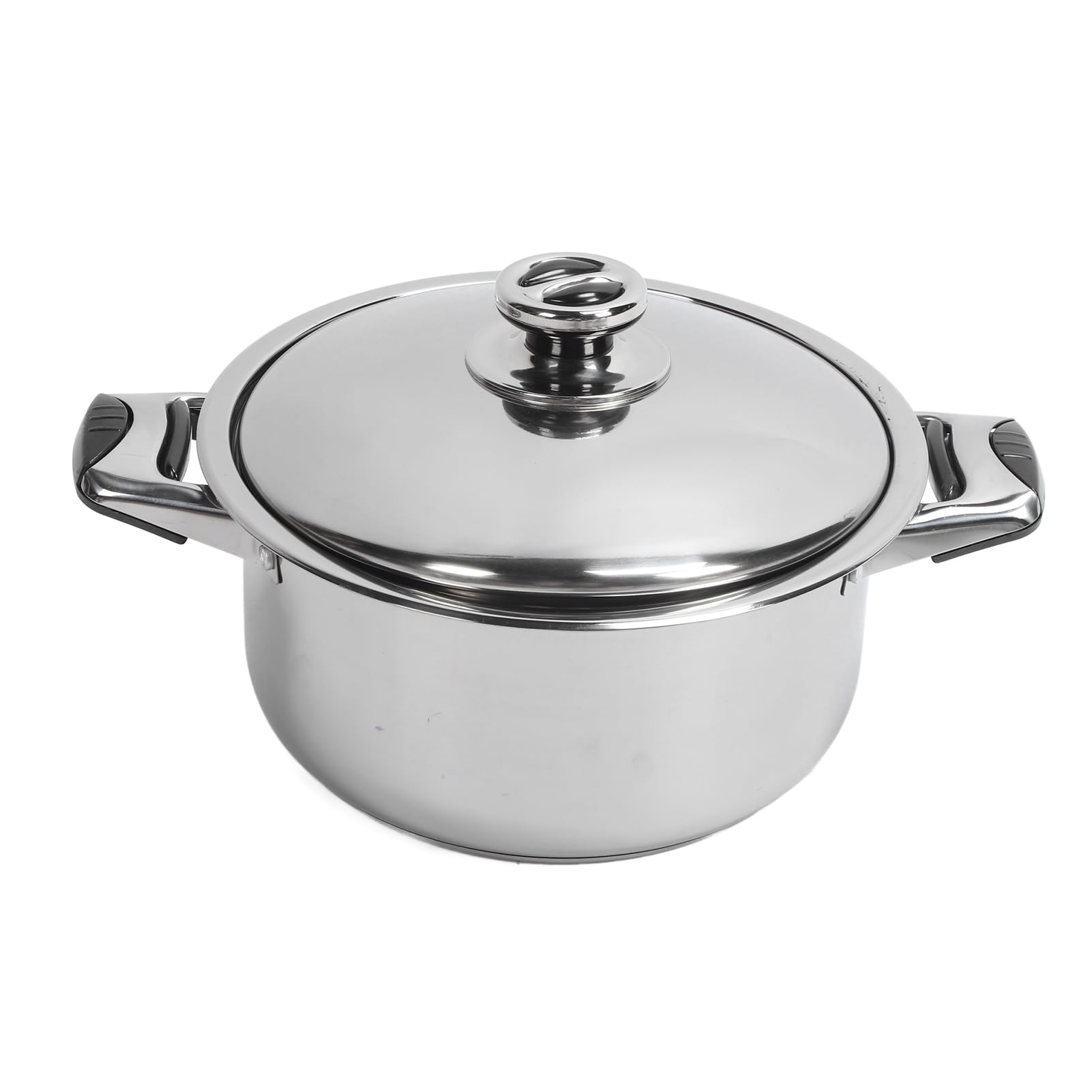 HEEPDD Set di Utensili da Set da da 7 Pezzi Pentole e Padelle per Friggere Cottura Stufato con Conduzione Uniforme del Calore per Chef Domestico Pentole in Acciaio Inossidabile Nan
