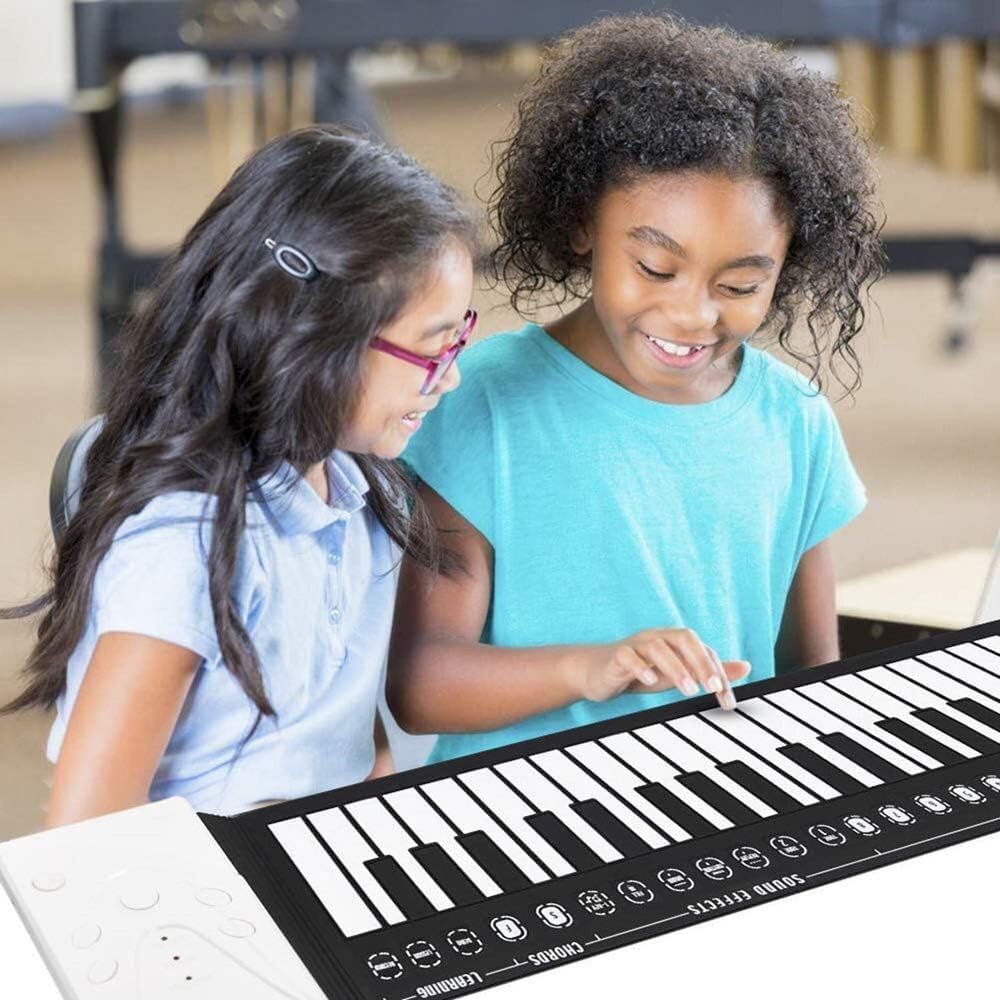 pianoforte digitale 49 tasti pesati | Elettronica ​pianoforte con altoparlante stereo integrato, Tastiera per bambini e principianti | CLAVIER