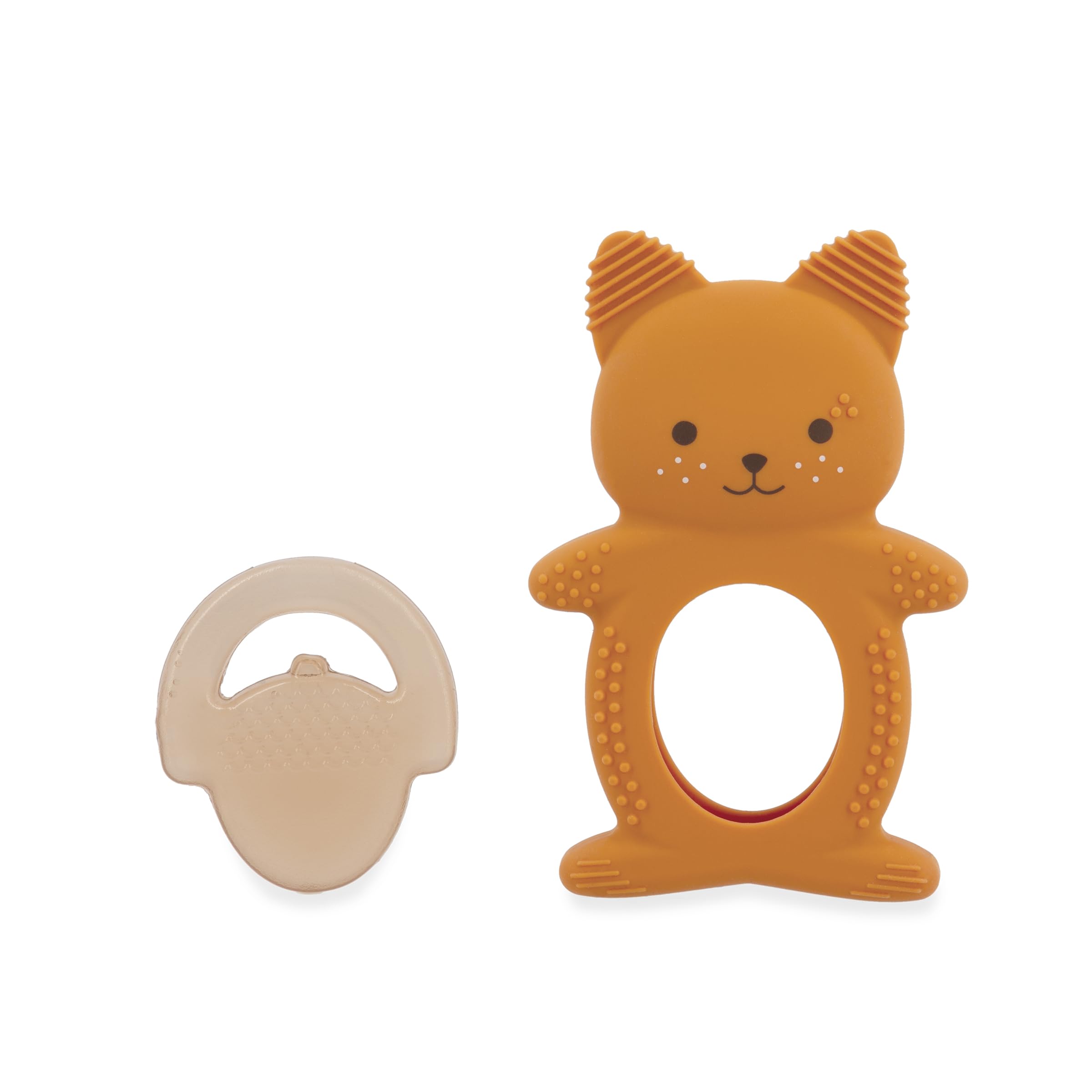 Kaloo - Anneau de Dentition Réfrigérant Ecureuil – Jouet Bébé en Silicone Souple - Soulage les Gencives Sensibles - Facile à Attraper - Lavable - Dès 6 Mois -K208004 - 3