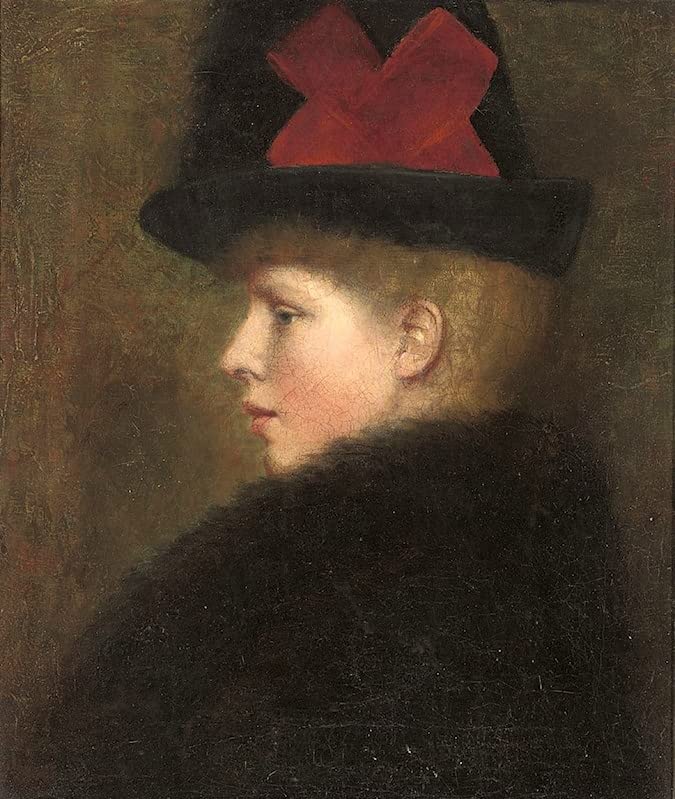Tableau Portrait de Mary Frederica Godward pour habiller un grand mur vide de salon