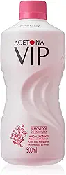 Topform Acetona Vip, Removedor de Esmalte, 500 ml Incolor