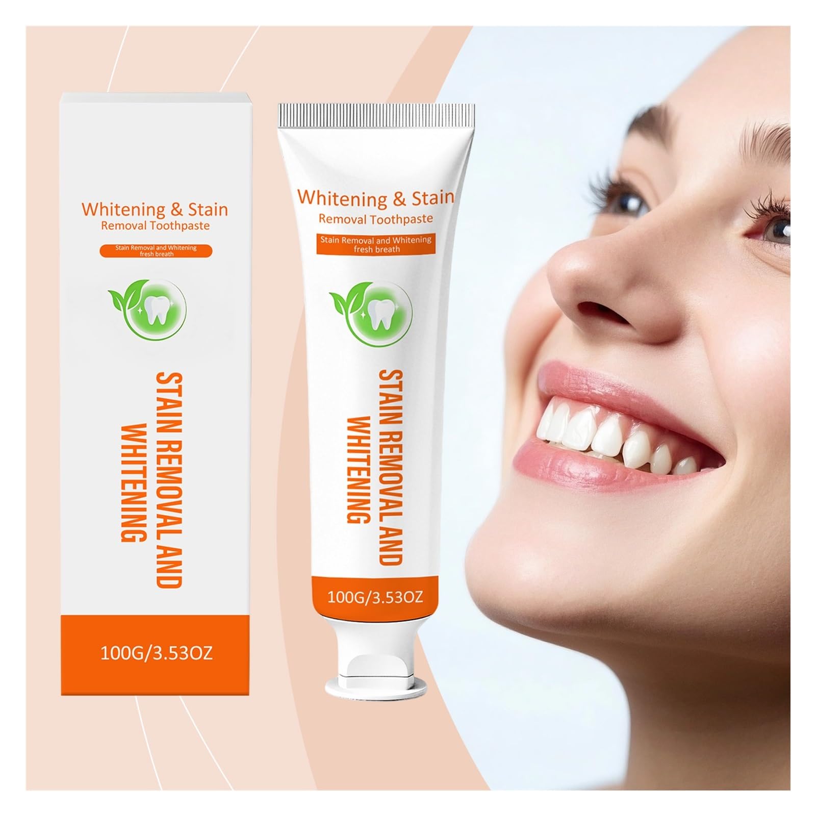 100 g de pasta de dientes de limpieza suave, limpia de forma natural | Deja un aliento fresco con un aroma a menta.(3pcs)