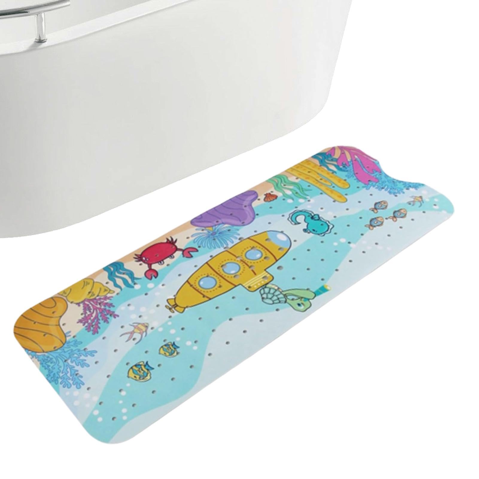Tapis de baignoire pour bébé Teksome idéal pour le jeu