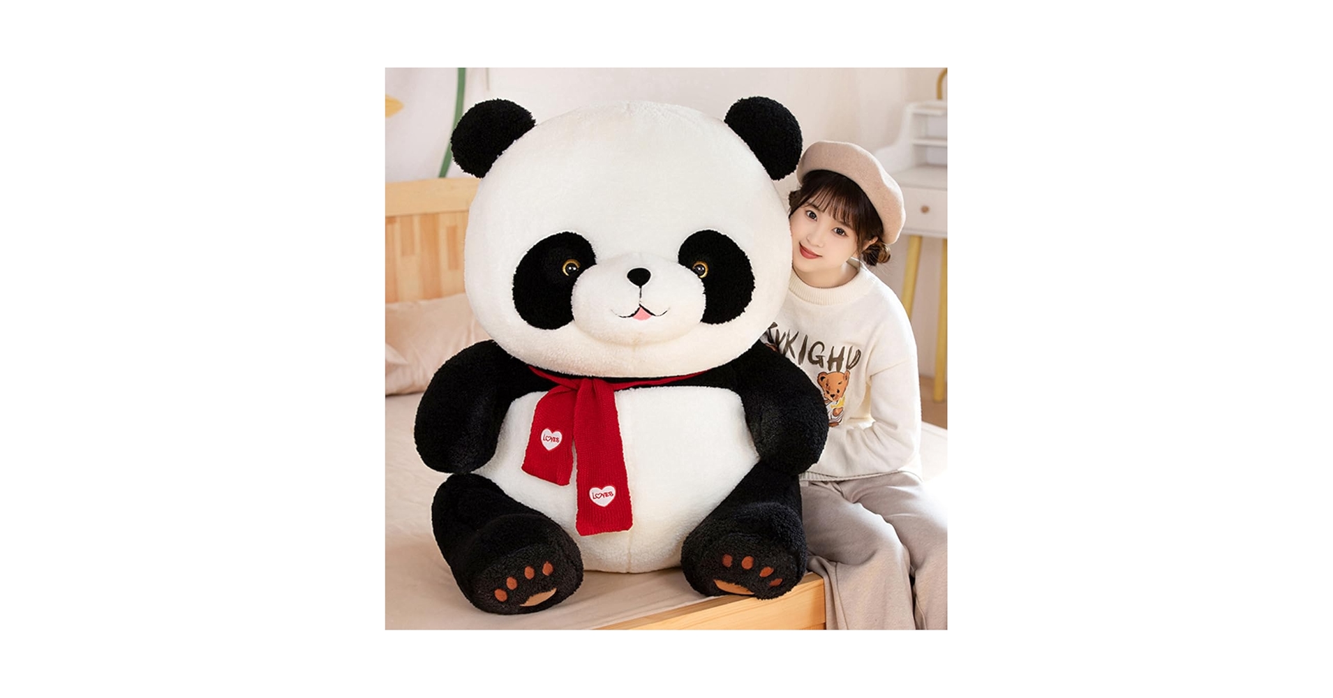 最高プレゼント大切な方へ真心の寄り添い無限喜びリアルパンダ 最高プレゼント大切な方へ真心の寄り添い無限喜びリアルパンダ