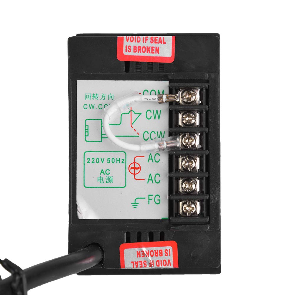 Jeffergarden Moteur à Réduction, 180 W, Réversible, AC 220 V (Rapport de