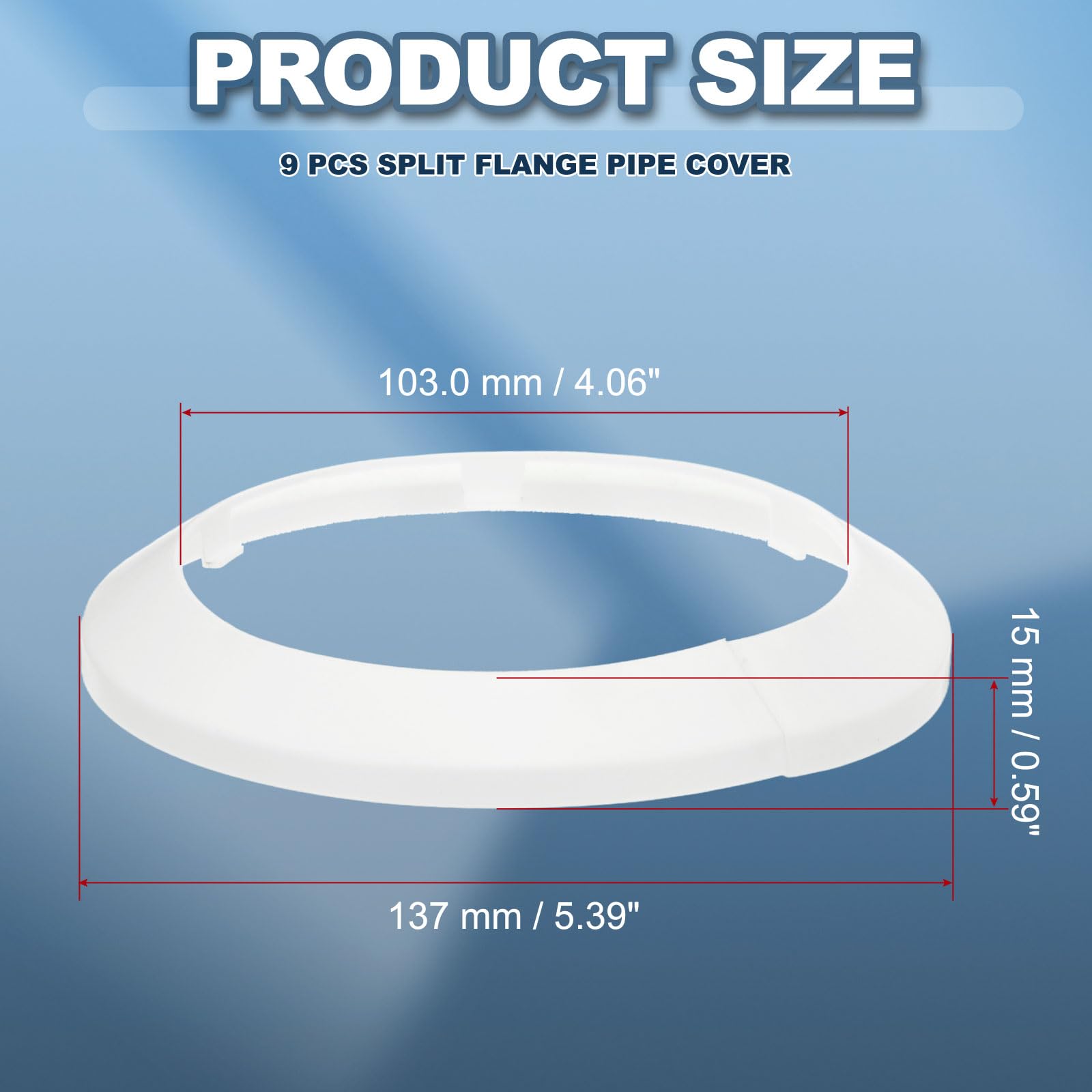 PATIKIL 103mm Plumbing Cover Plates - Image 2