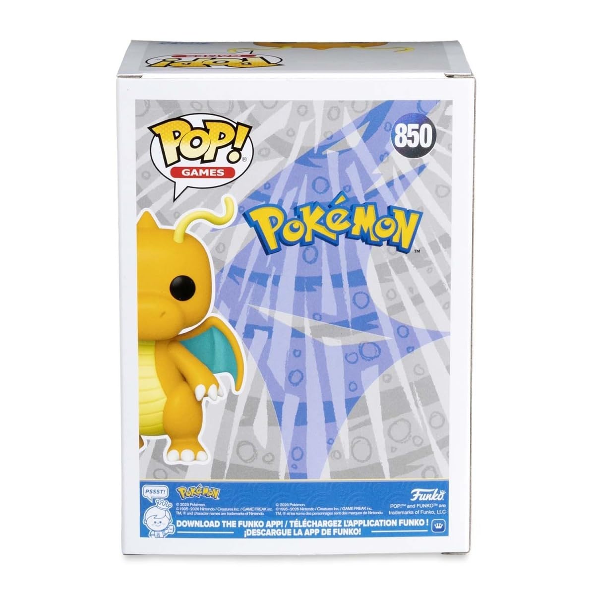 Funko Pop! Games: Pokémon - Dragonite (edición especial nacarada) #850