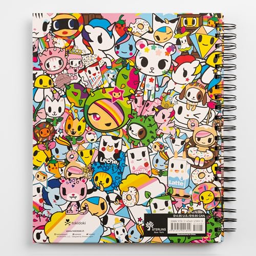 Image of tokidoki Sketchbook with Spiral Hardcover Blank Sketch Book, 9 x 11-Inches
