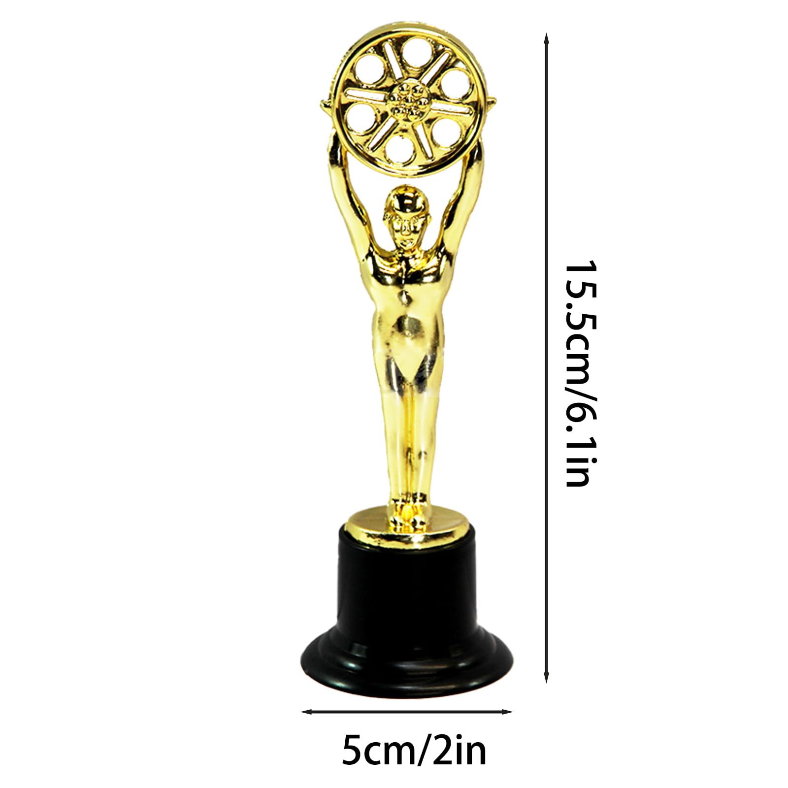 8 Pezzi Trofei Premi, Coppa per Trofei, Statuette Trofeo Premio per Feste, per Compleanni di Bambini, Decorazioni per Feste, Regalini e Premi
