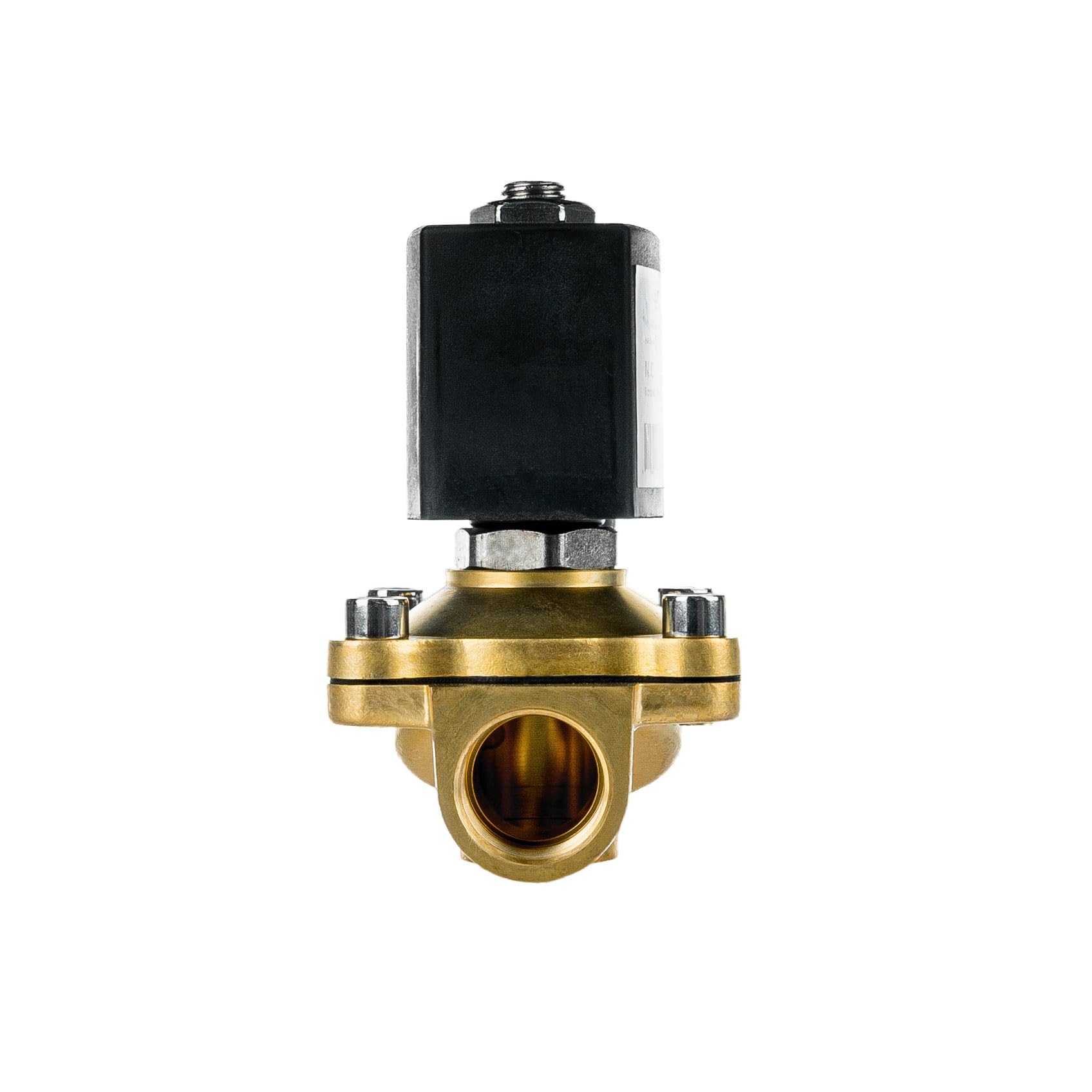 FSA Elettrovalvola ottone 1/2" 24V AC 0-10 bar Viton normalmente chiusa
