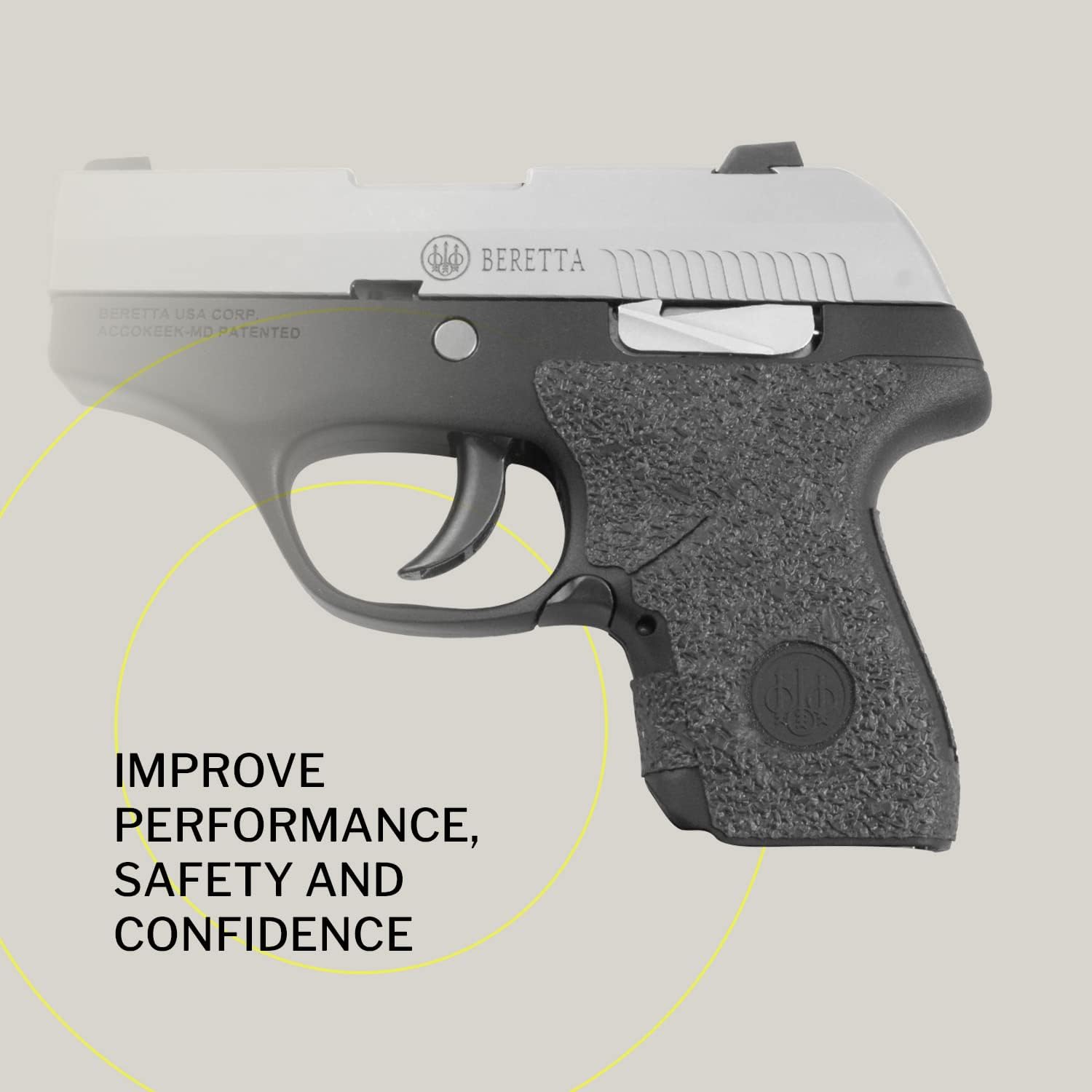 TALON Grips Adhesive Grip – Compatible with Beretta Pico – Made in The USA