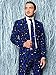 Opposuits Mens Starry Side Suit and Tie