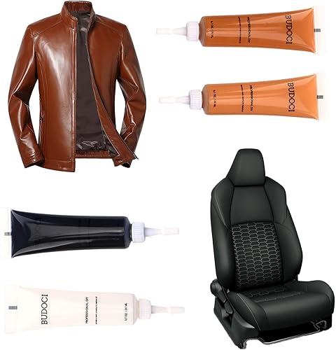 Miniatura 7 de Kit de reparación de cuero para sofás, kit de reparación de muebles de vinilo de 12 colores para asientos de automóvil, chaqueta, cinturón, bolso,