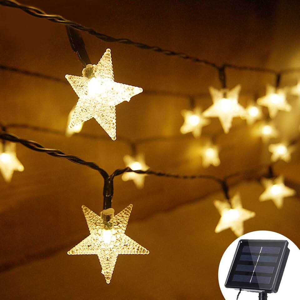 solar outdoor twinkle lights