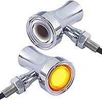 Vista 15 de FATECIM 2X Luces Traseras LED Tipo Bala para Motocicleta, Señales de Giro, Luces de Marcha y Freno, Indicadores Intermitentes Traseros de Servicio