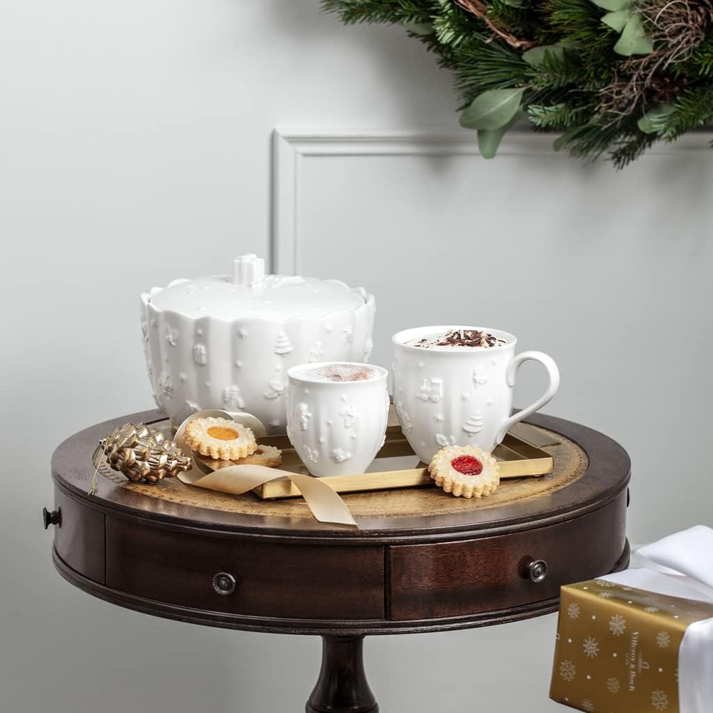 Villeroy & Boch Delight Royal Classic Mug with Handle Large, 1 Count (Pack of 1), White