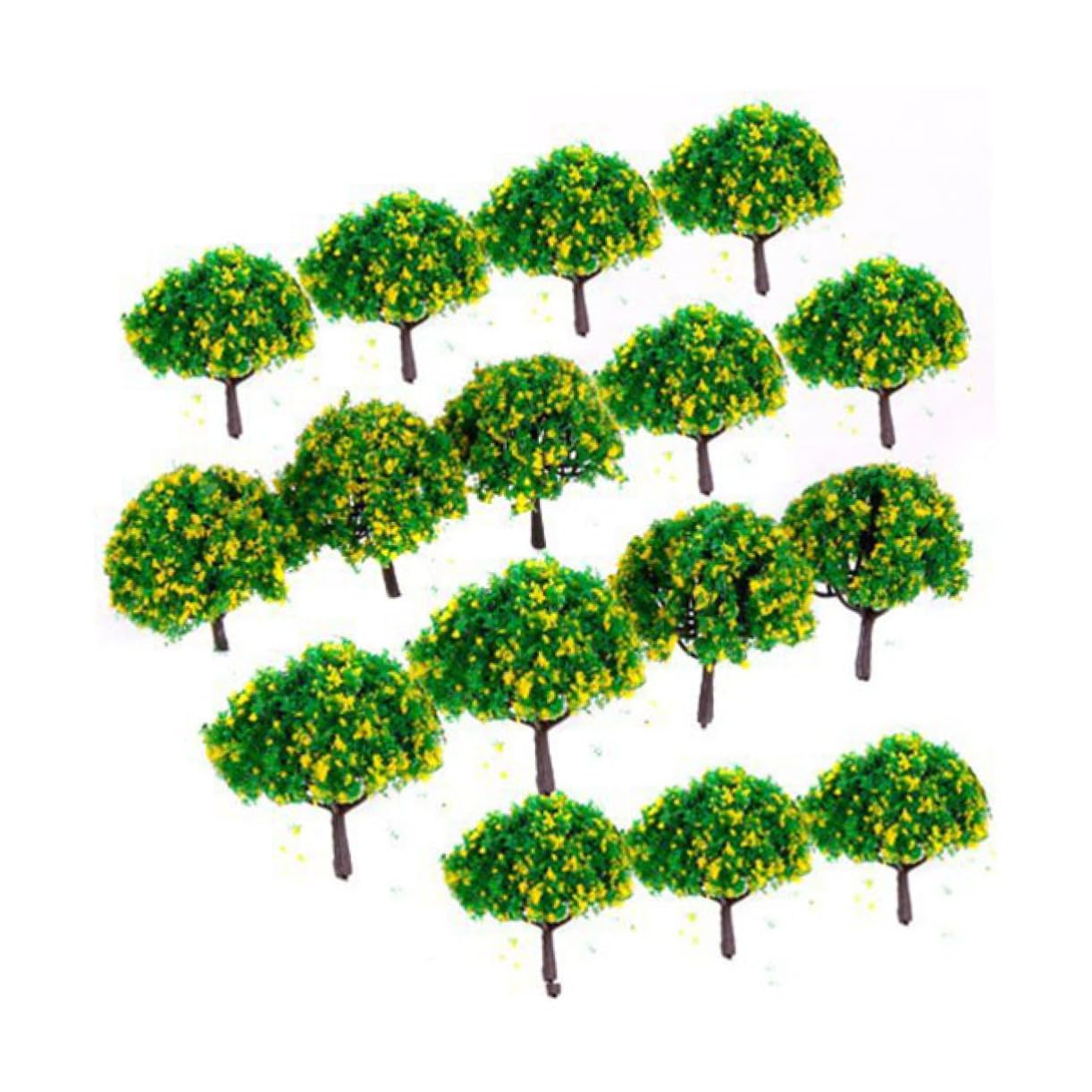 IMIKEYA 60pezzi Con Gialli Per Diorama e Modellismo Decorazione Per e Architettonici