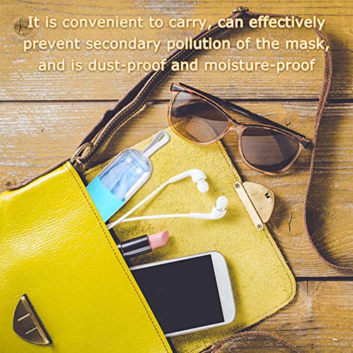 NICEXMAS 5Pcs Caixa de Cobertura Facial Caixa de Armazenamento de PlÃ¡stico Em Forma de CÃ¡psula Rec