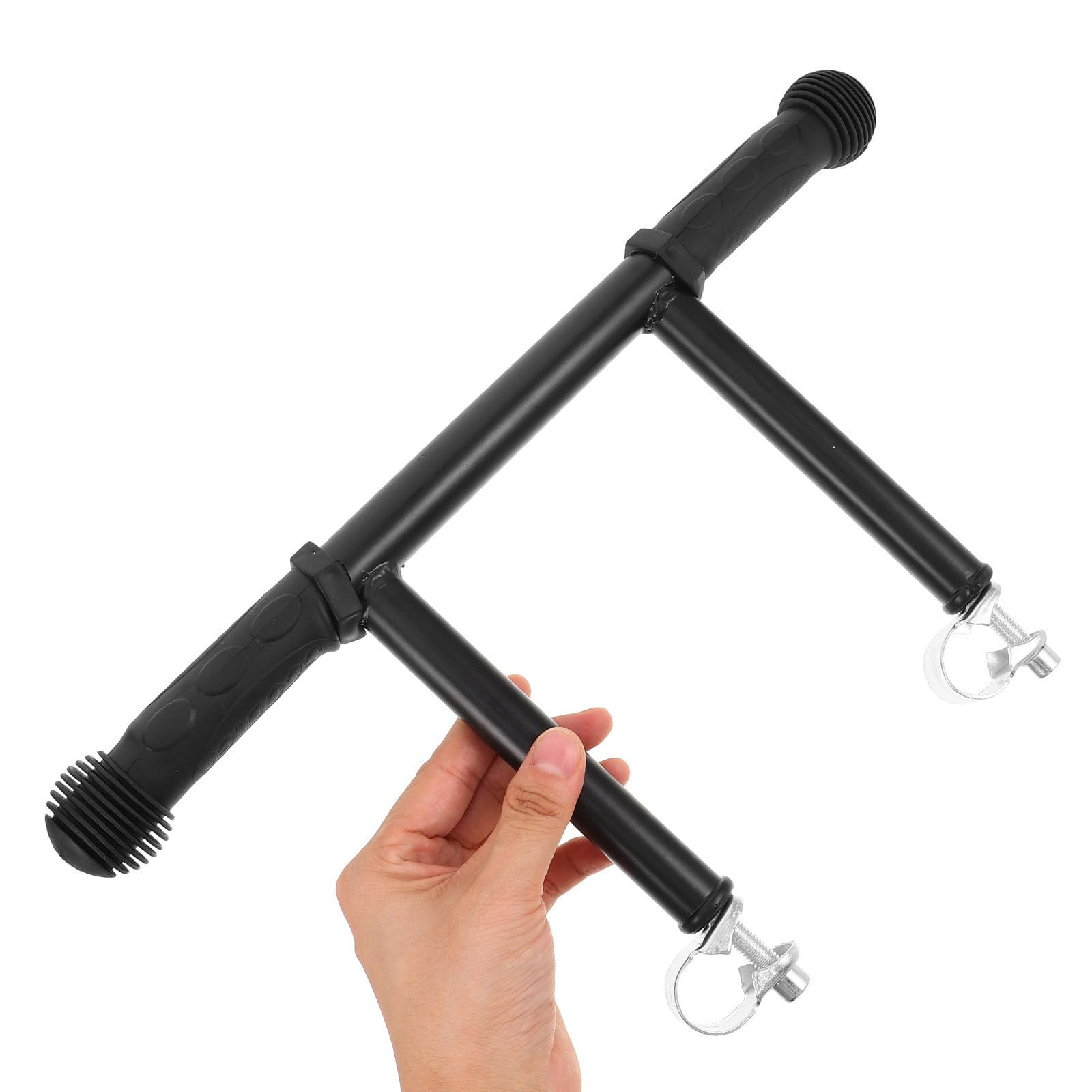 Barre d'appui réglable pour poussette et wagon avec multiples boucles, extension de guidon détachable en plastique et acier inoxydable, accessoires pour poussettes pour balades en