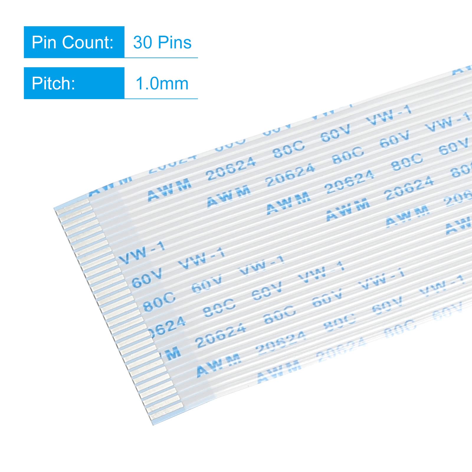 Amazon.co.jp: uxcell フレキシブルフラットケーブル 延長リボン