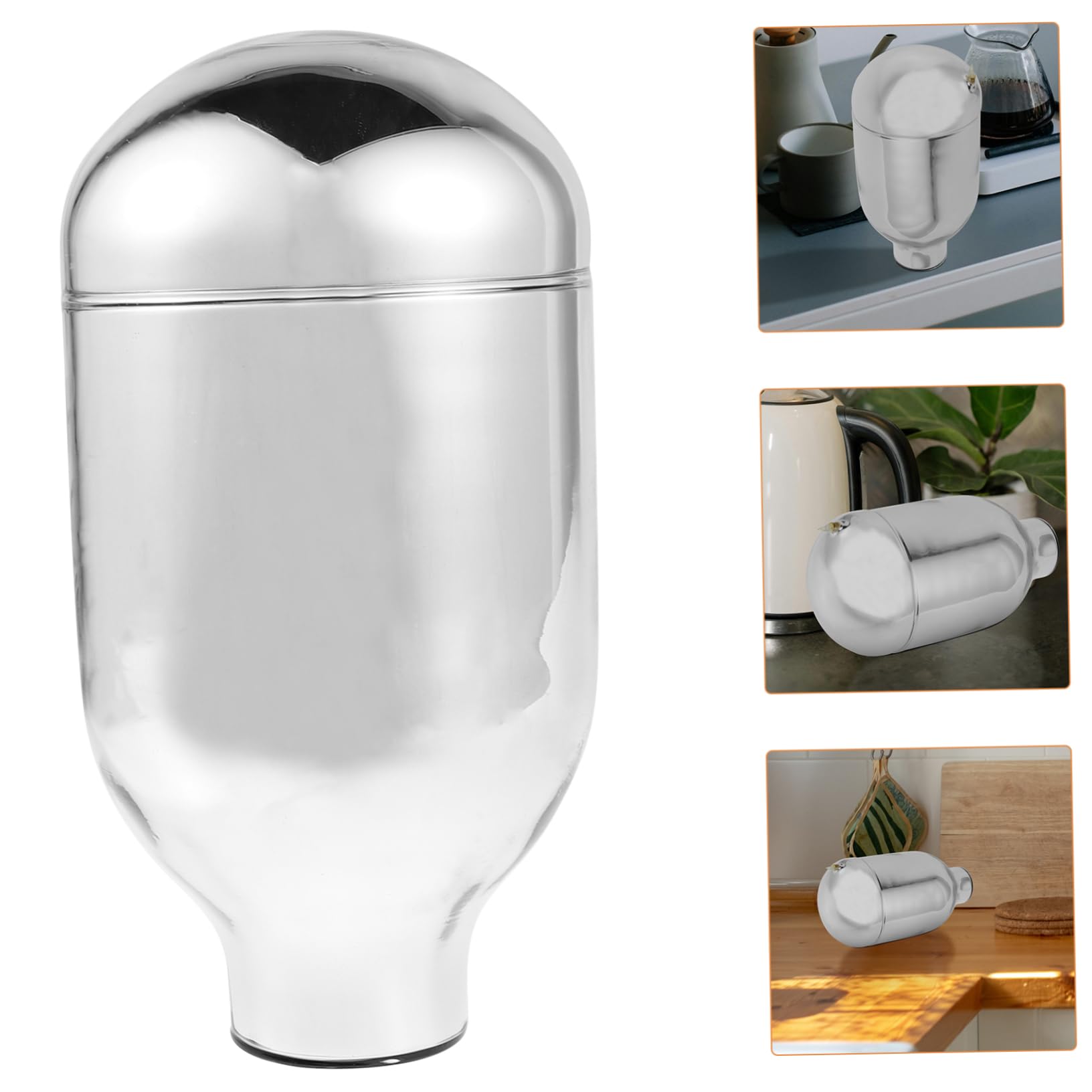 Vakuumisolierte Glasflasche mit Glas-innenbehälter Kapazität Isoliert für Heiße und Kalte Getränke Kompatibel mit Thermoskannen Wasserflasche für Täglichen Gebrauch