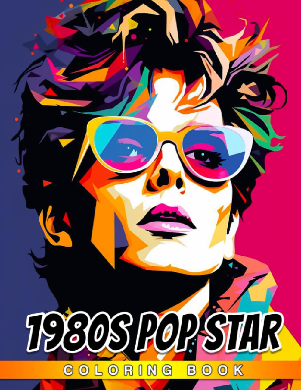 1980s Pop Star Coloring Book: Unique Coloring Pages | Gifts To Relax And Stress Relief For Teens, Adults With Impressive Illustrations