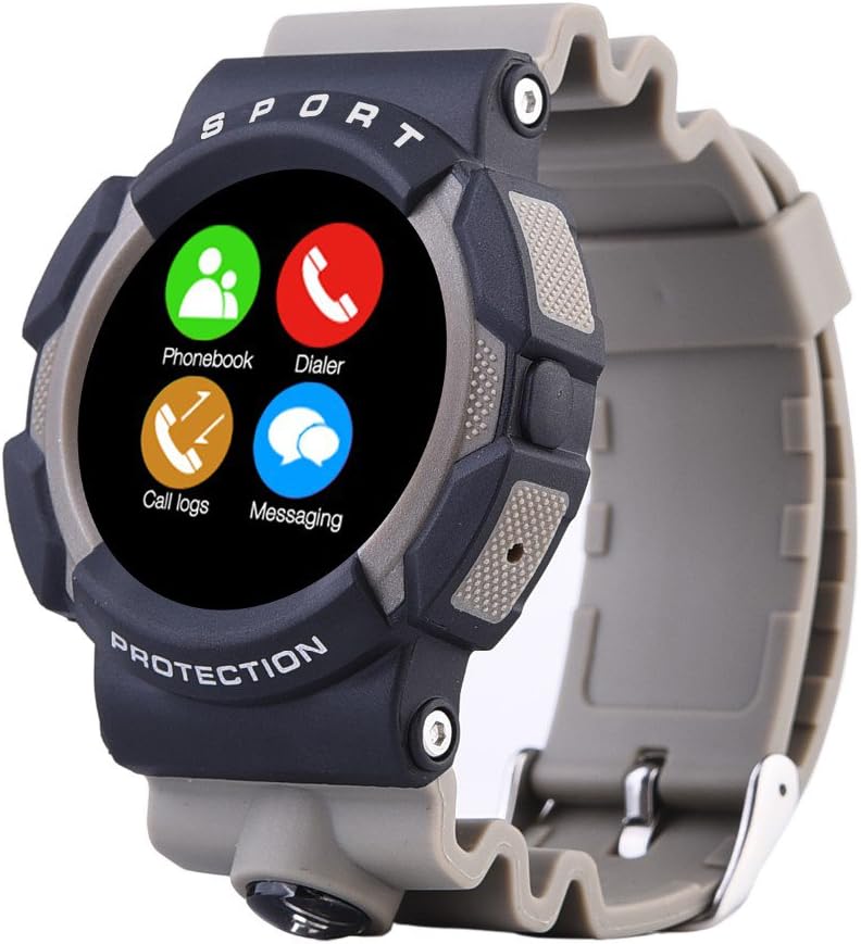 LandRum A10 Sport Bluetooth Waterproof Smart Watch Wristwatch For IOS Android Smart Phone (Grey)