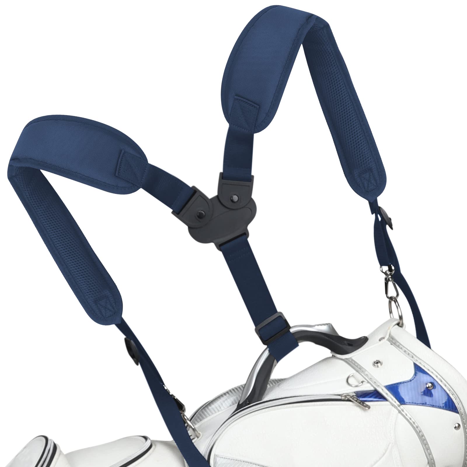BIG TEETH Golf Bag Straps Swivel Backpack Straps Golf Bag Double Strap, Backpack Straps Replacement Adjustable Bag Strap