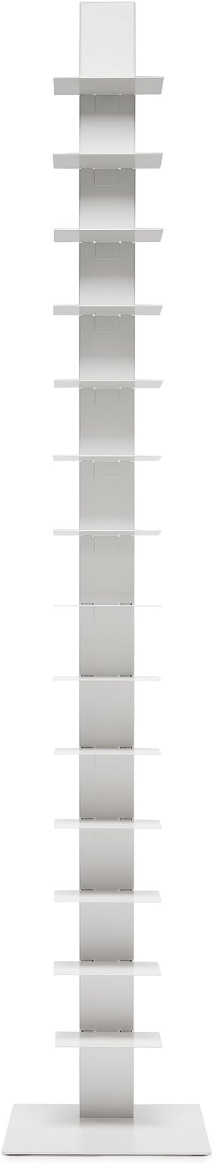 Sapiens Original Bookcase Sintesi H.79,6 inches (14 Shelves) White