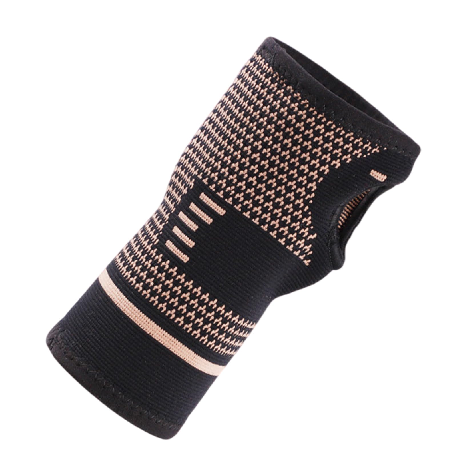 Coppers Wrist Compression Brace Elastic Wrist Support Sleeve Wrist Brace Wrist Wrap Wristbands for Sport Fitness