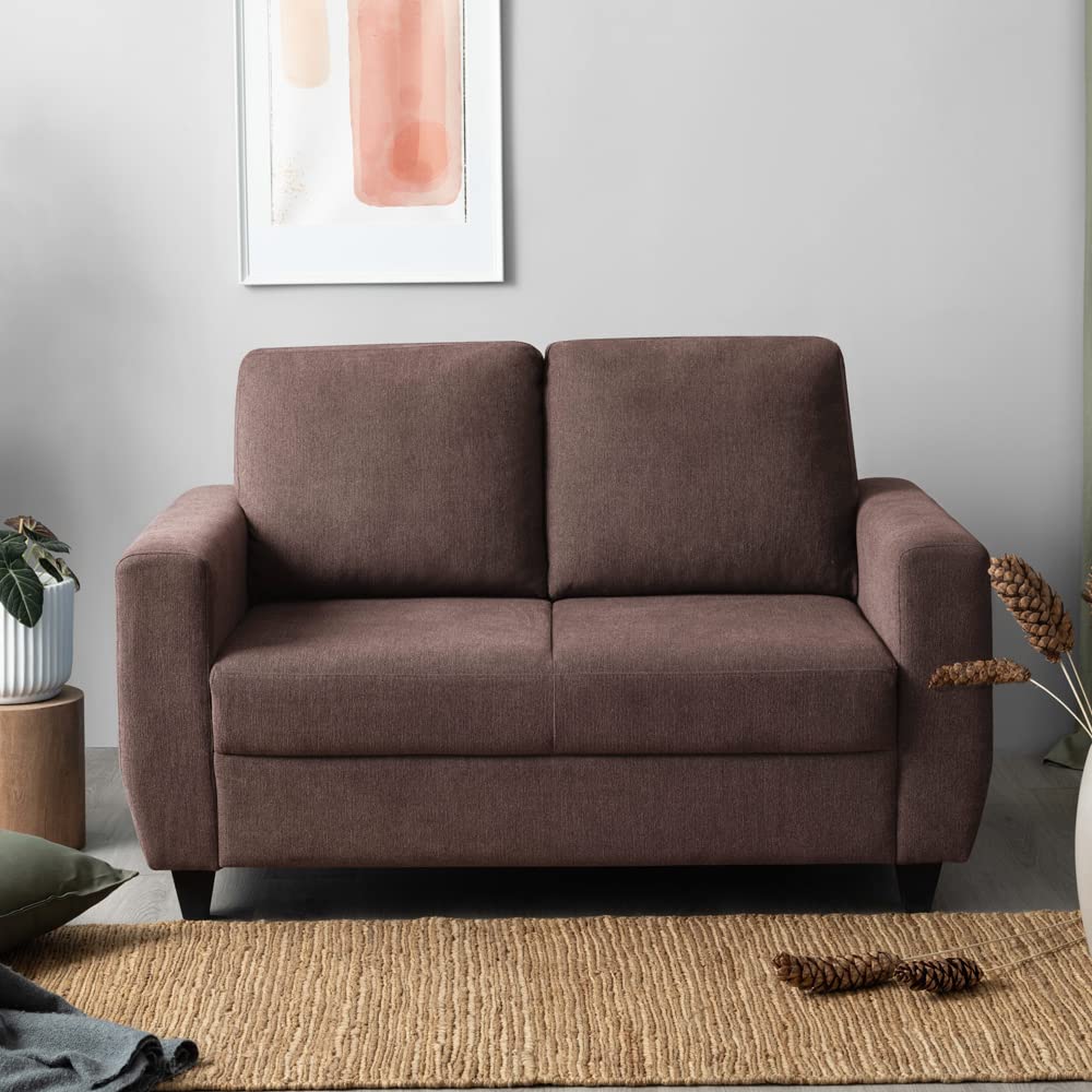Sleepyhead Bae - 2 Seater Sofa (Fabric, Woody Brown)