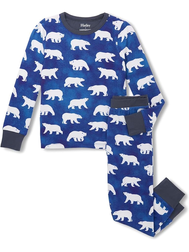 Blue Hatley Bamboo Pajamas Set (Toddler/Little Kid/Big Kid)