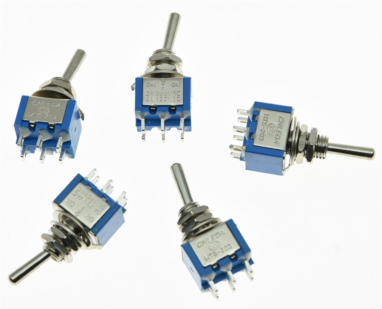 Interruttore A Levetta - On / Off / Su Ritorno Automatico - 2 Pz - Foto 4