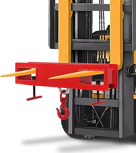 Miniatura 6 de Gancho de elevación para montacargas, elevador de elevación de carretilla elevadora de capacidad de 4400 libras, accesorio de gancho de elevación de