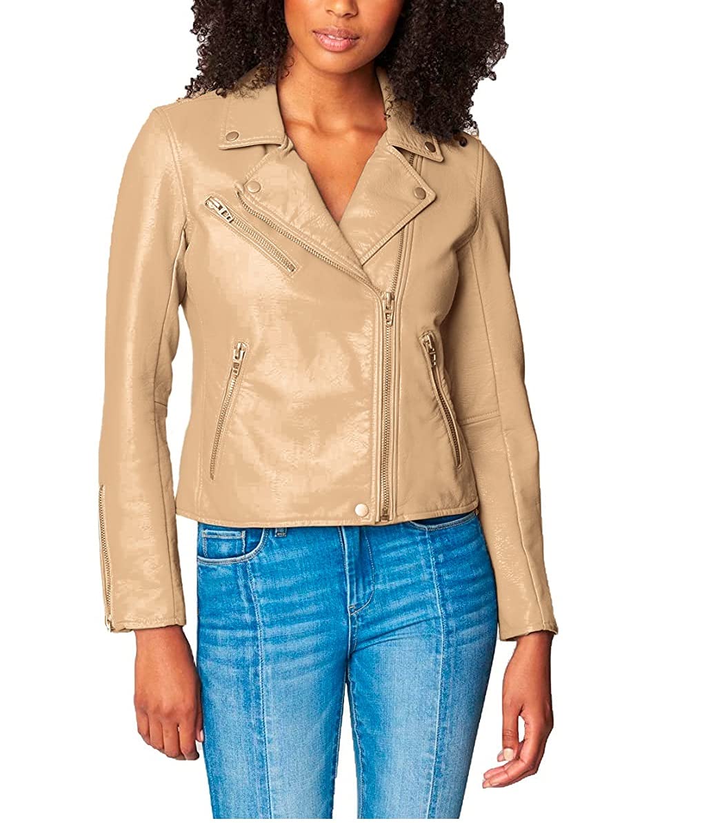 [BLANKNYC] Luxury Clothing Veste de Moto Semi-ajustée en Cuir Vegan Luxury Clothing Veste de Moto Semi-ajustée en Cuir Vegan Femme