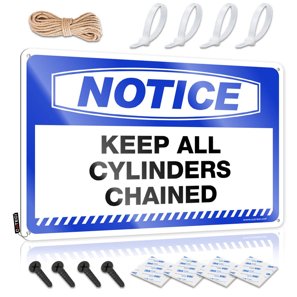 Metal Man Cave Decor Notice Keep All Cylinders Chained Tin Sign Pool Signs And Decor Outdoor Funny Door Signs(30X40CM)