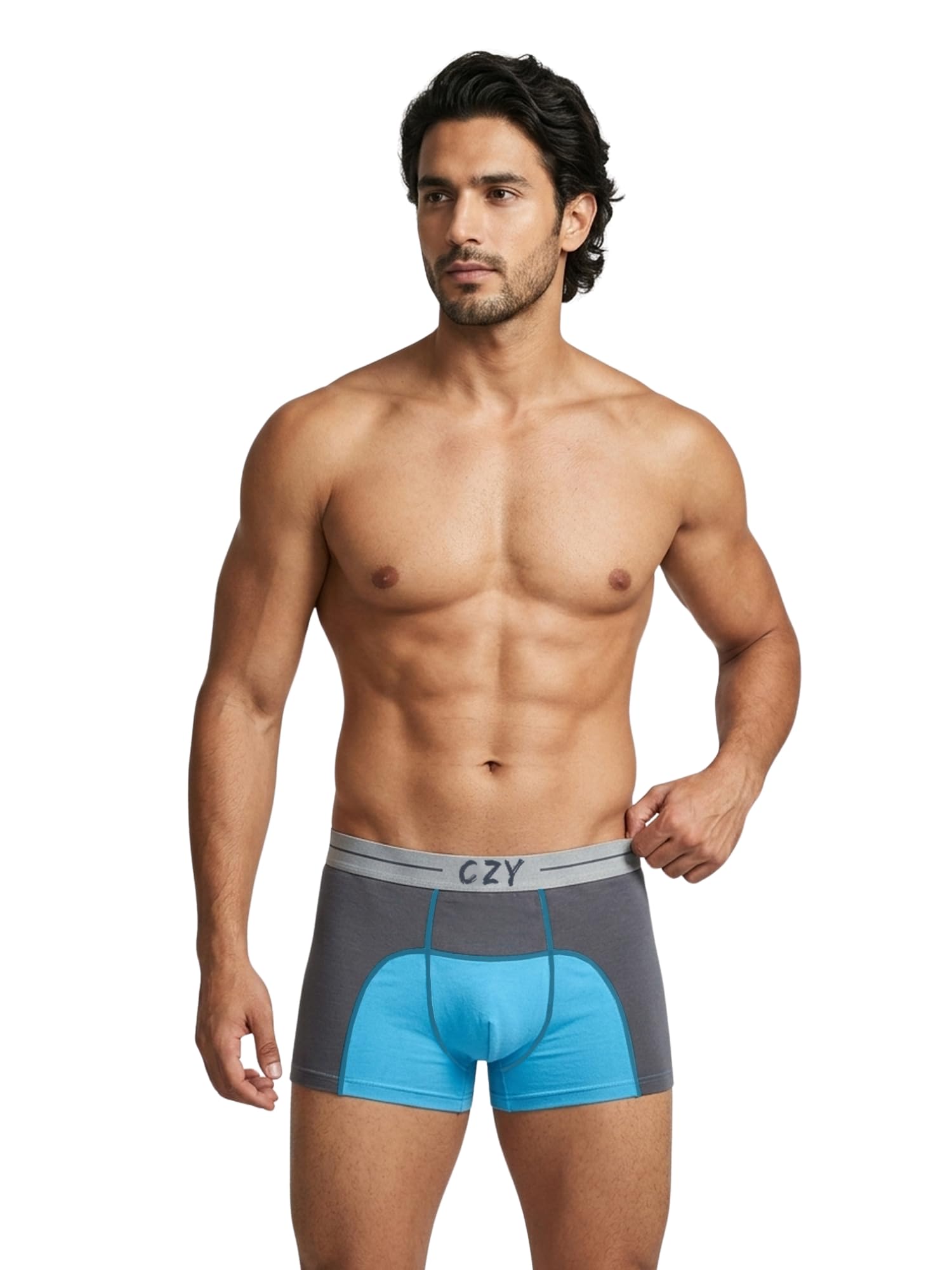 czy AyurFlow Premium Microfiber Men's Trunk | Aloe Vera & Tulsi Infused Fabric | Anti-Bacterial Anti-Rash Underwear for Men | Cooling Quick Dry Breathable Stretchable Boxer Trunk | Pack of 1-picture-19