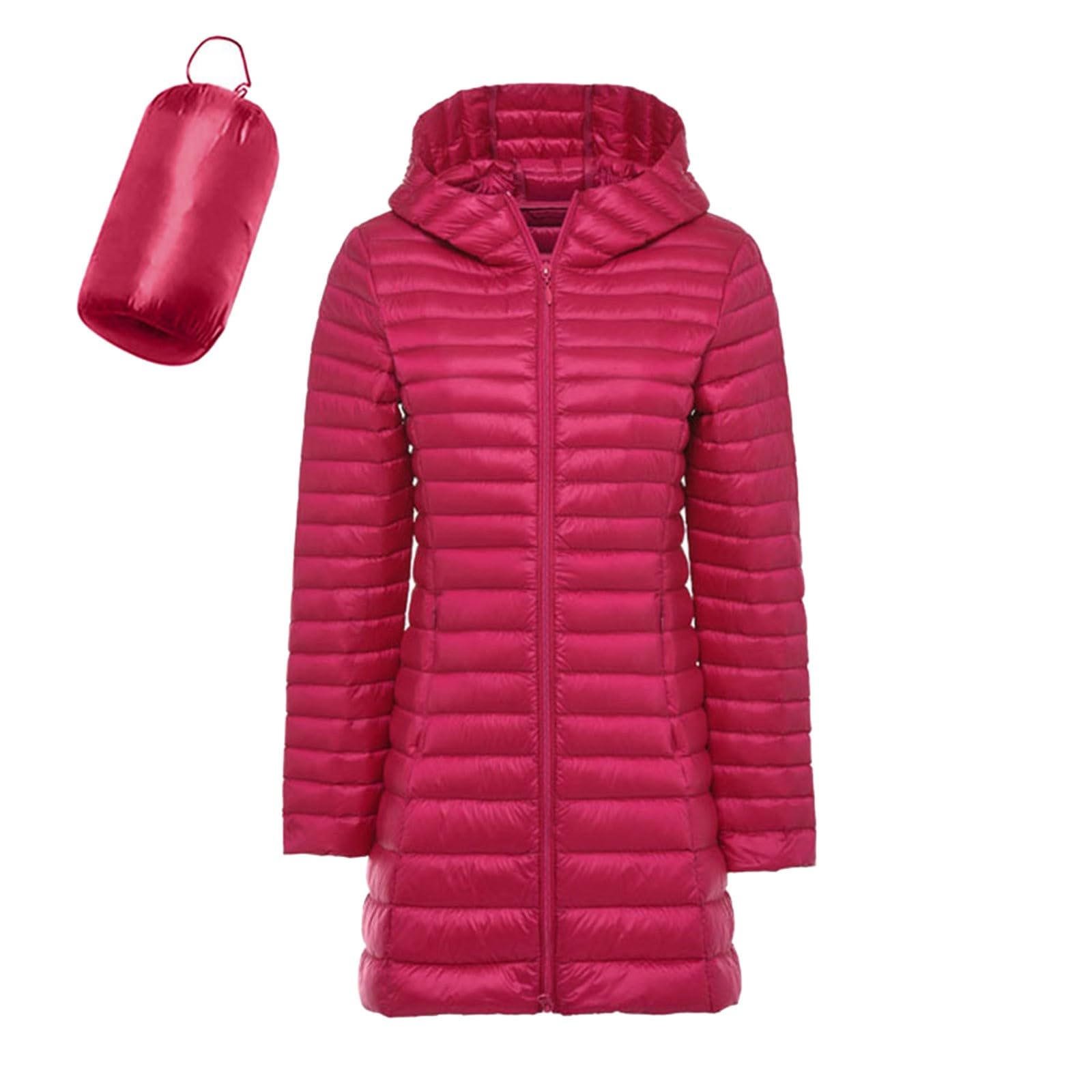 Genérico Chaquetas de invierno para mujer,Ropa Mujer Cremallera con Bolsillo Ligera Moda Plumiferos color sólido bolsillos Running Funcional Chic Cazadoras en aspecto oversize nico Termica Plumíferos