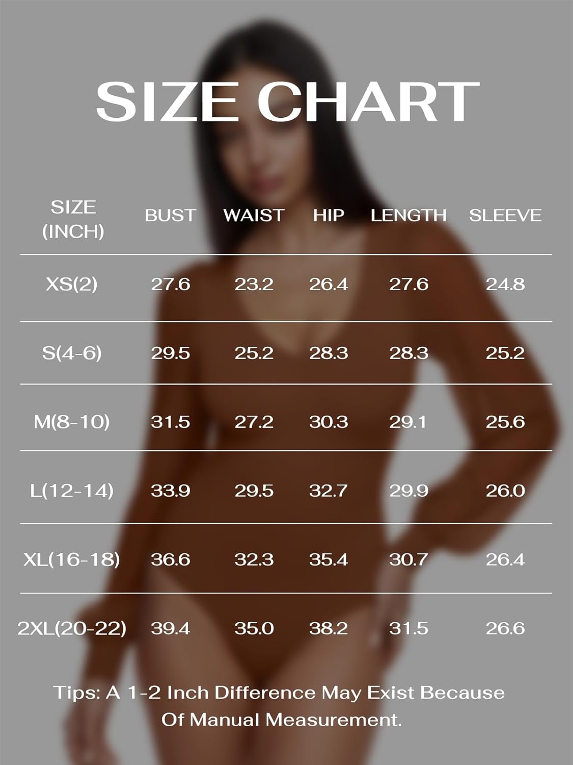 REORIA Womens Mesh Long Sleeve Bodysuit Double Lined V Neck Slimming Body Suits Sexy Cute Going Out Tops Shirts Fall Outfits - Image 5