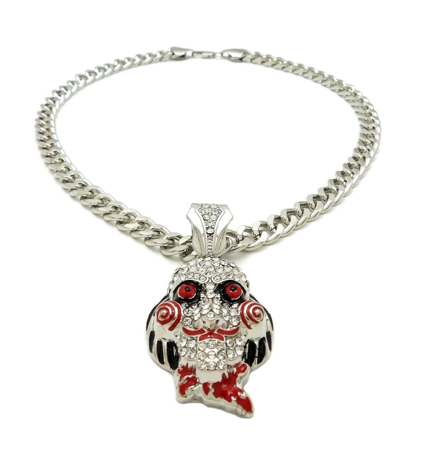 Amazon.com: For FULL ICED HIP HOP JIGSAW PENDANT WITH 10mm