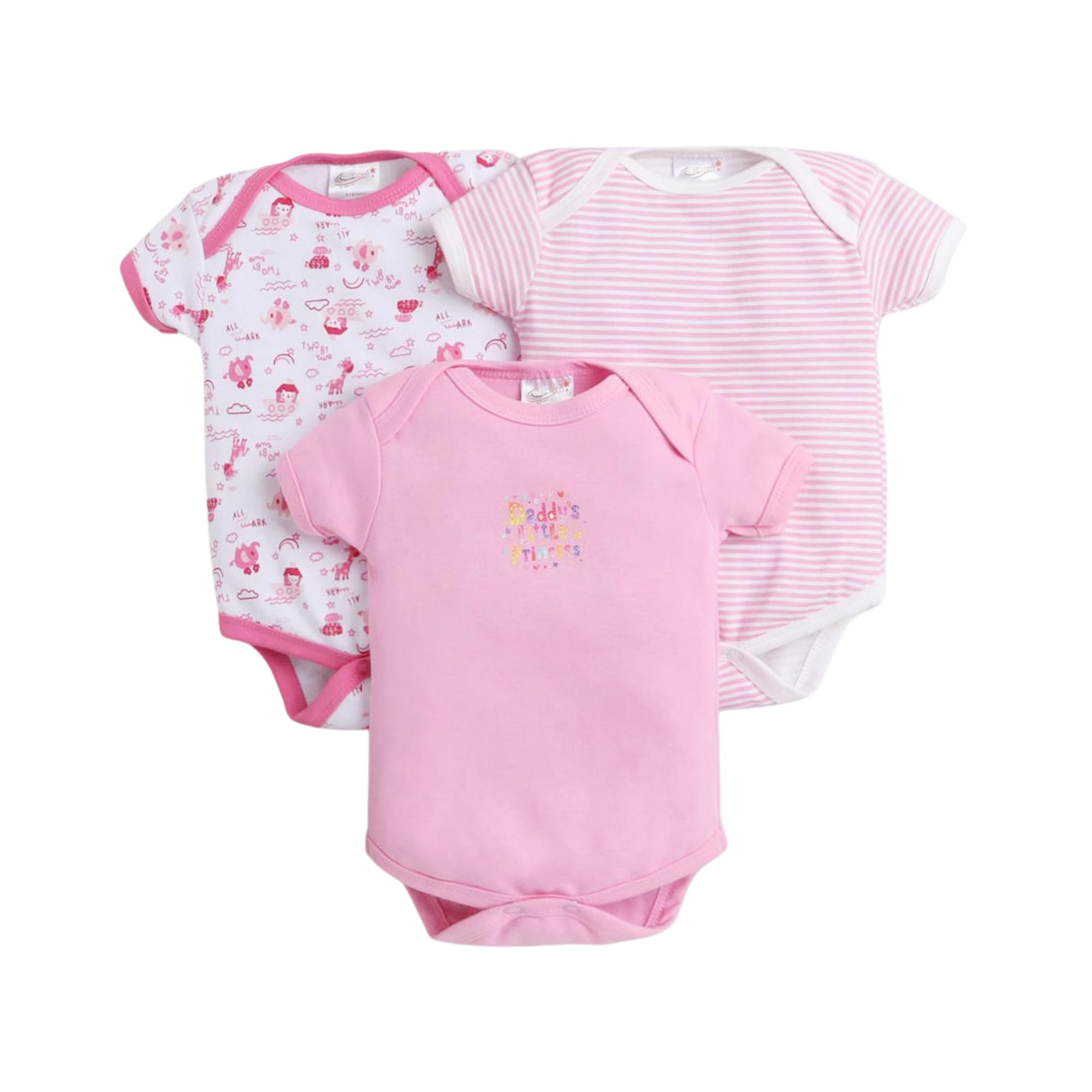 EIO Newborn Baby Cotton Romper Sleepsuit | Half Sleeve Jumpsuit Bodysuit for Boys & Girls | Soft Breathable Baby Clothes Combo Pack