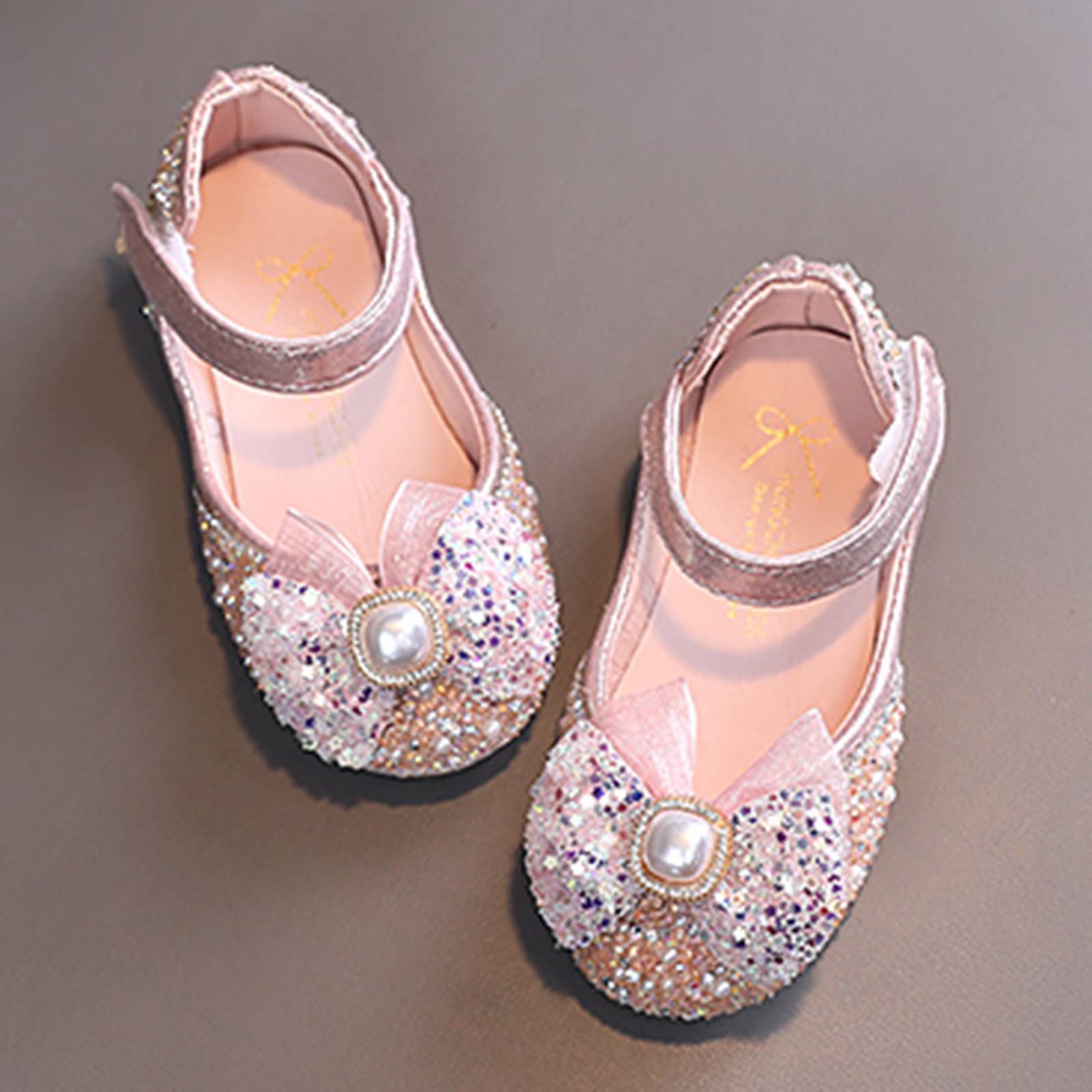 Amazon.com: Children Shoes Fashion Flat Bottom Princess