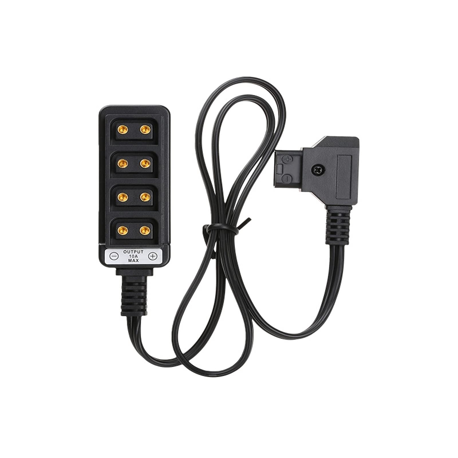D-tap Splitter Ultrashort Power Cable Male to 4 Port Dtap Female Cord for ARRI