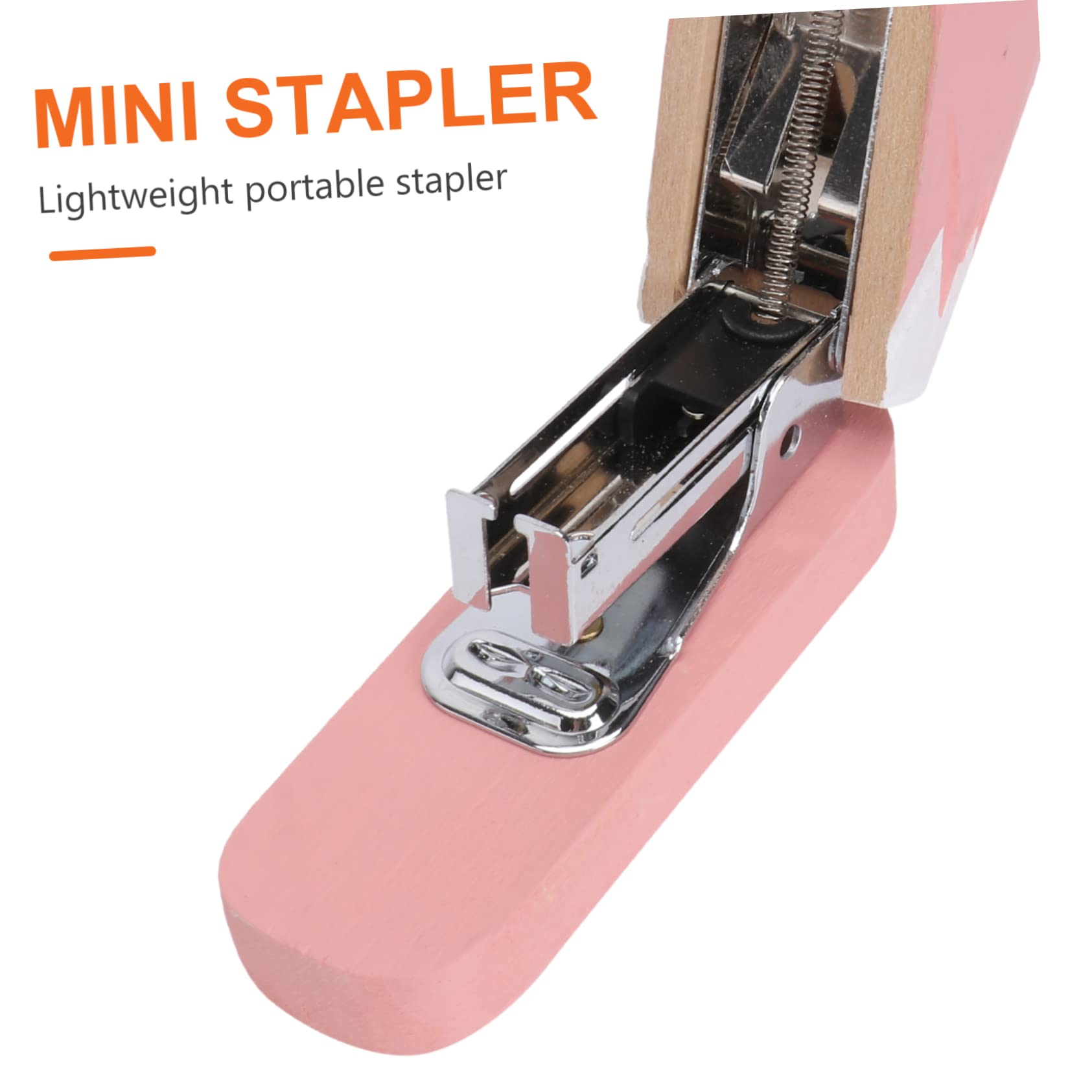 STOBOK 3pezzi Cucitrice Portatile Forma Di Flamingo Legno Per Cancelleria Creativa Macchina Manuale Per Rilegare Libri Utile Per Scuola e Ufficio Design e Pratico