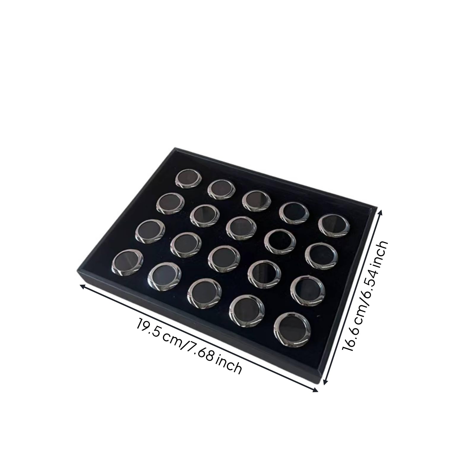 Organizador Diamantes Expositor con Compartimentos Práctico Caja Organizadora con Compartimentos para Joyeros