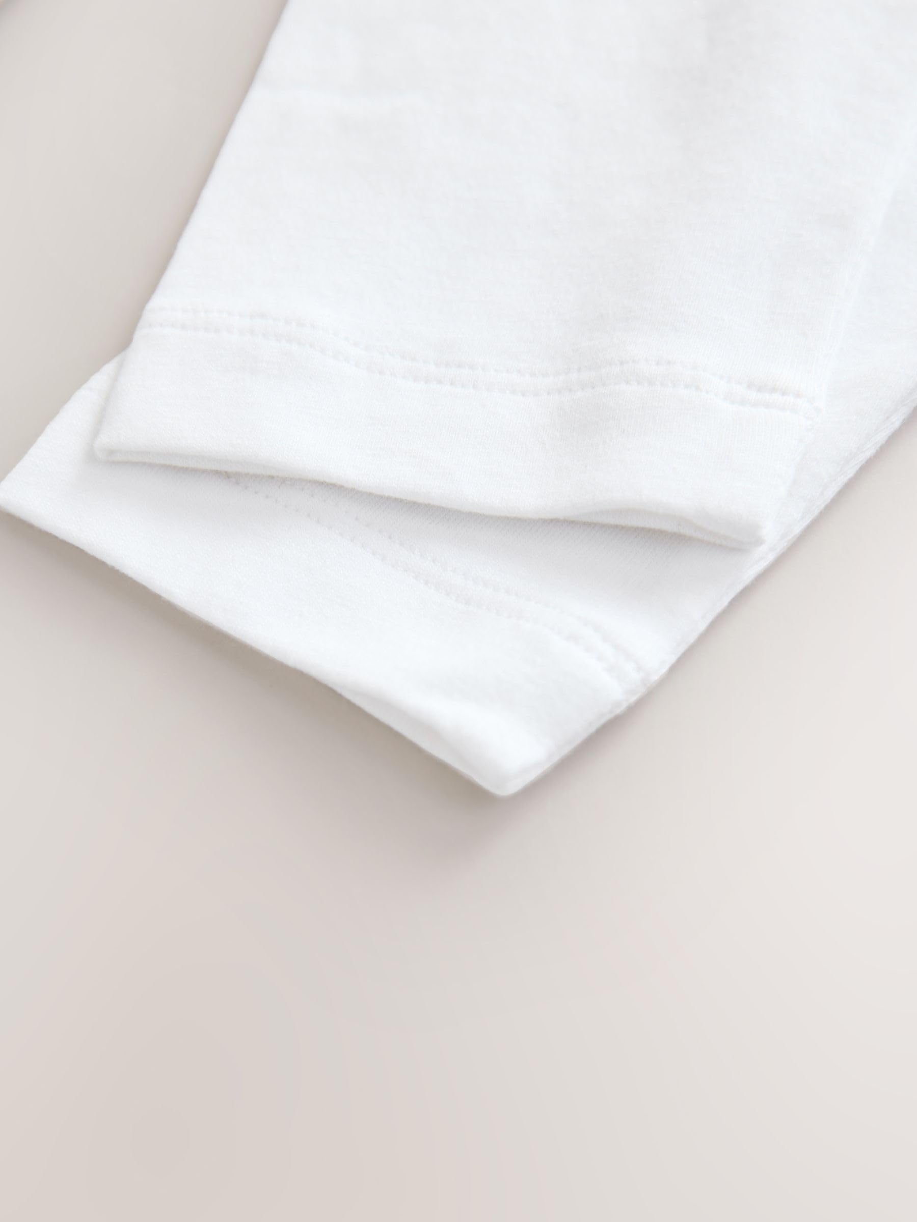 NEXT Niñas Pack de 2 camisetas de manga larga Blanco 5 Años-6 Años
