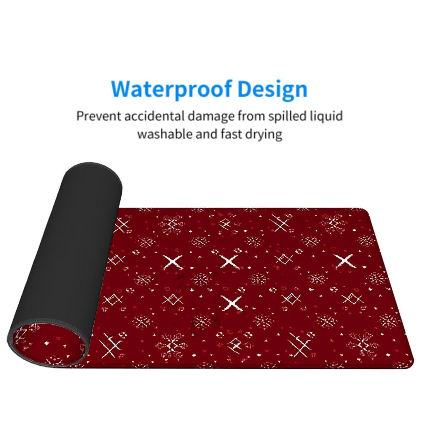 Bordowa podkładka pod mysz pod mysz biurowa podkładka pod mysz do gier XXL 1200 x 600 x 3 mm podkładka pod mysz abstrakcyjna duża podkładka pod mysz dla graczy akcesoria PC antypoślizgowe i