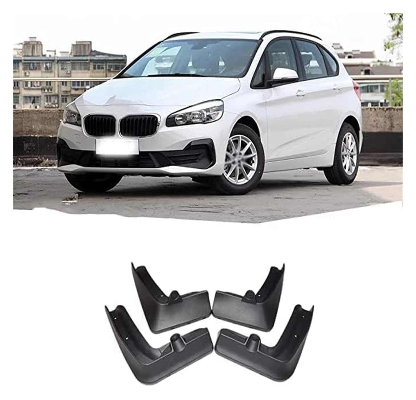 Per BMW Serie 2 F22 F45 F46 2014-2022 Paraspruzzi Anteriori Posteriori Parafanghi Per Pneumatici Accessori Per Protezioni Passaruota Parafanghi Anteriori E Posteriori