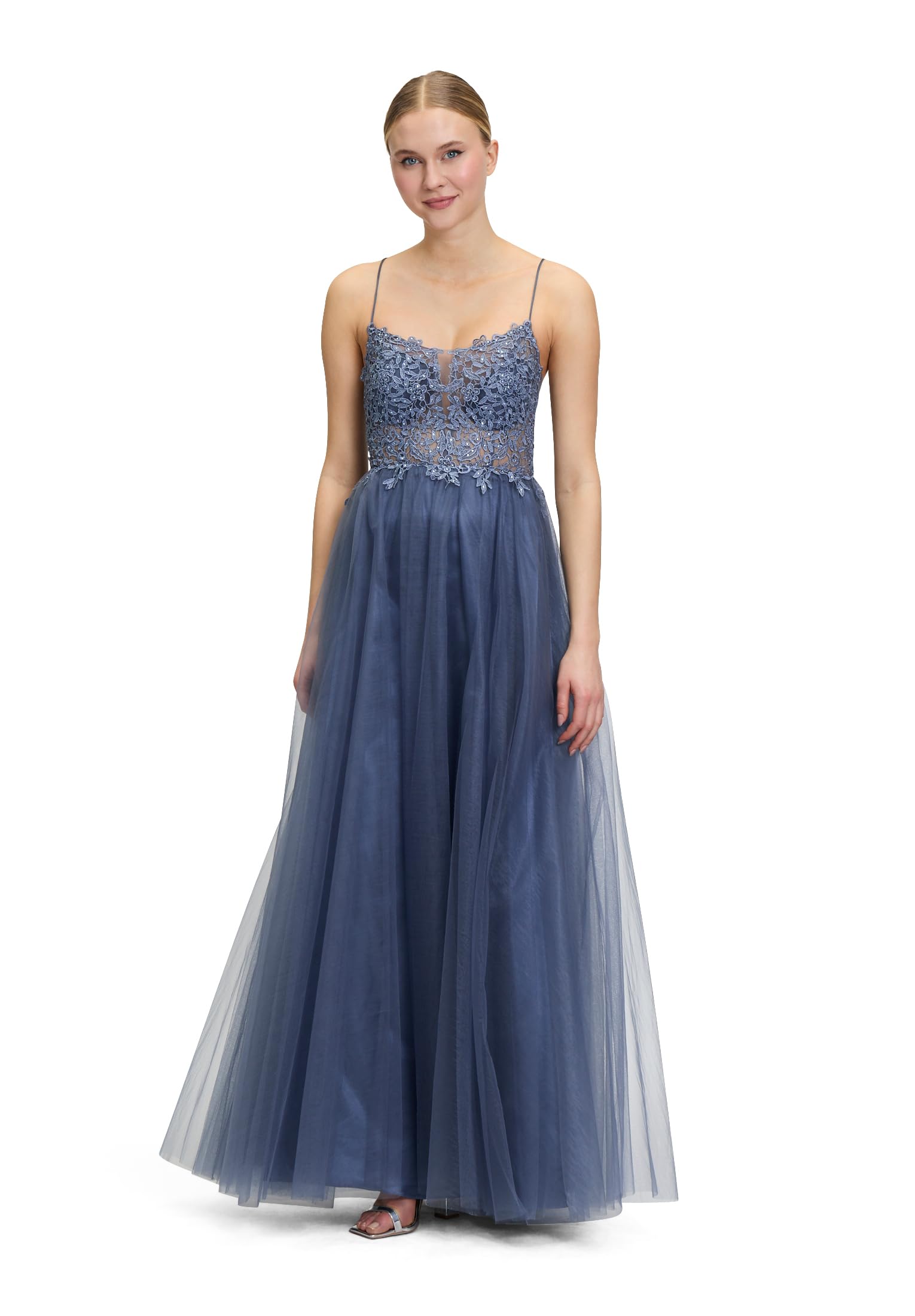 Vera Mont Damen Abendkleid mit Stickerei